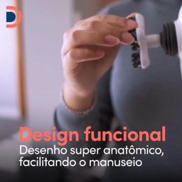 Massageador Corporal Hammer com 5 Discos Massageadores Dellamed - 4