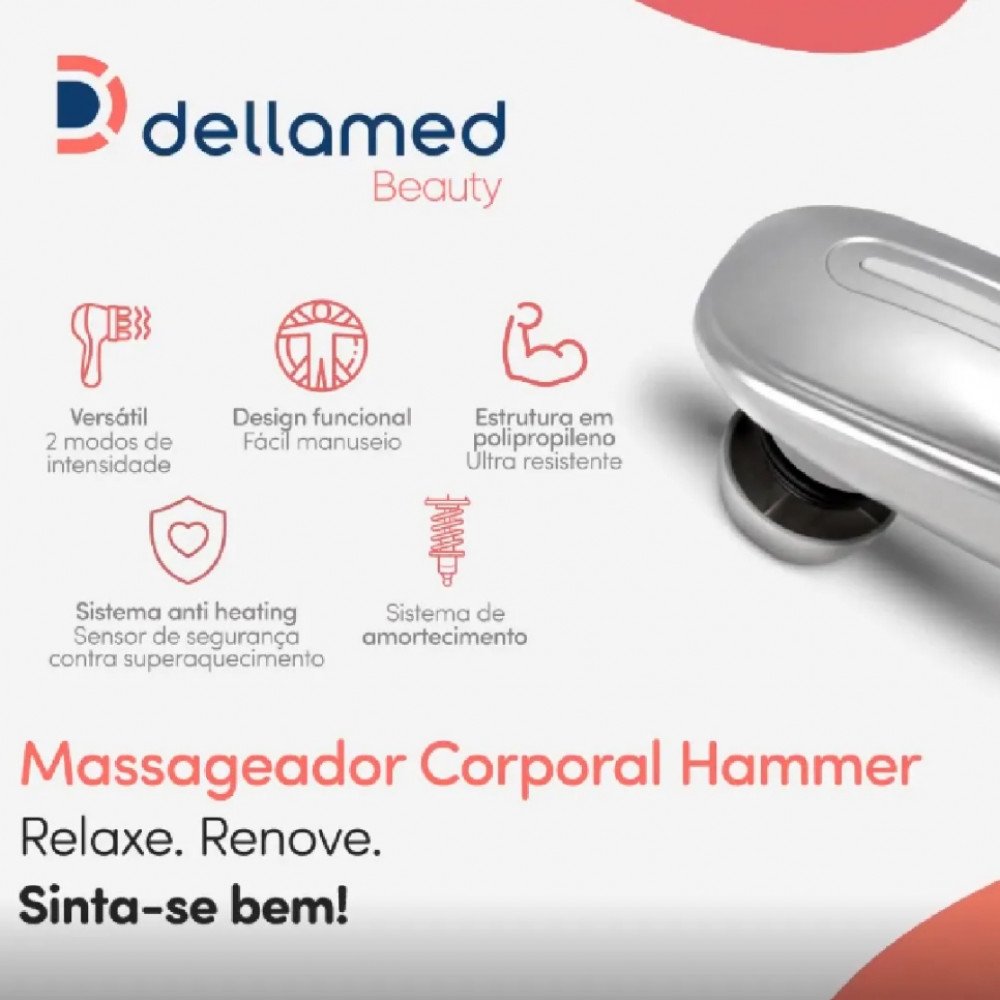 Massageador Corporal Hammer Dellamed - 9