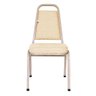Cadeira Empilhável para Hotelaria Linha Hotel Jersey Bege - 2