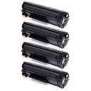 Ver imagem 1 de Kit 4 Toners Compativel Ce285a 85a Ce 285a P1102w