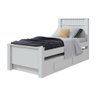 Cama Solteiro com Cama Auxiliar e 2 Gavetas Athenas Móveis Lopas - 2