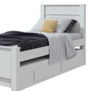 Ver imagem 7 de Cama Solteiro com Cama Auxiliar e 2 Gavetas Athenas Móveis Lopas