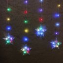 Ver imagem 2 de Cortina 16 Estrelas Cascata Led Color 224 Lâmpadas Pisca 8 Funções 3 Metros - Bela Flor