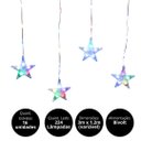 Ver imagem 4 de Cortina 16 Estrelas Cascata Led Color 224 Lâmpadas Pisca 8 Funções 3 Metros - Bela Flor