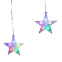 Ver imagem 5 de Cortina 16 Estrelas Cascata Led Color 224 Lâmpadas Pisca 8 Funções 3 Metros - Bela Flor