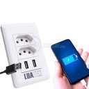 Ver imagem 6 de Tomada de Parede 2 Entrada Fonte 2 Usb 5v Smart House Casa Inteligente Carregador Celular 10a Bivolt