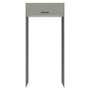 Ver imagem 6 de Porta-geladeira 103 Cm 1 Porta Basculante Cinza/branco/cinza Agata Madesa