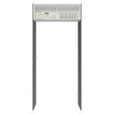 Ver imagem 4 de Porta-geladeira 103 Cm 1 Porta Basculante Cinza/branco/cinza Agata Madesa