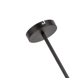 Luminaria Pendente Spot 65x55cm 40w Gu10 Preto e Dourado Lumier - 8