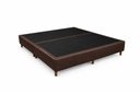 Ver imagem 1 de Box Ecopedic Corino Marrom Bi Partido Queen 99x158x26 Ecopremium