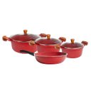 Ver imagem 1 de Jogo Panelas Rubi 18 20 24 e Frigideira 24cm Gourmet Javali