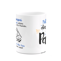 Caneca Dia Dos Pais - Querido Futuro Papai de Menina - 3