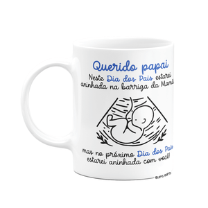 Caneca Dia Dos Pais - Querido Futuro Papai de Menina