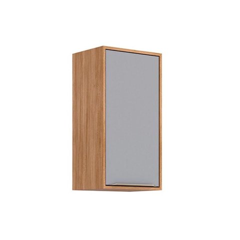 Armário Aéreo Cozinha Celeste 1 Porta 40cm Cin/Platina MGM
