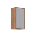 Ver imagem 1 de Armário Aéreo Cozinha Celeste 1 Porta 40cm Cin/Platina MGM