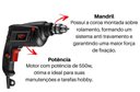 Ver imagem 6 de Furadeira Impacto com Maleta Mondial Fi-09m 2800rpm 550w 220v