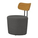 Ver imagem 7 de Poltrona Decorativa 54cm Inter Linho Cinza - Sallar Home