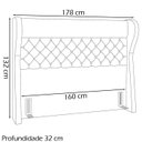 Ver imagem 4 de Cabeceira Queen 160 cm Hav Linho E Corano SL 74 TCS 721 Peer