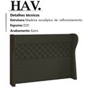 Ver imagem 3 de Cabeceira Queen 160 cm Hav Linho E Corano SL 74 TCS 721 Peer