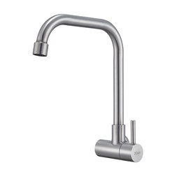 Torneira Inox Cozinha Giratória Parede Longa Nox16d Doan - 1