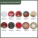 Ver imagem 2 de Saia Tapete Base Árvore de Natal Modelo 7 Decoração Papai Noel Enfeite Natalino Luxo Luvinco