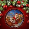 Saia Tapete Base Árvore de Natal Modelo 7 Decoração Papai Noel Enfeite Natalino Luxo Luvinco - 9