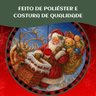 Saia Tapete Base Árvore de Natal Modelo 7 Decoração Papai Noel Enfeite Natalino Luxo Luvinco - 4
