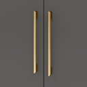 Ver imagem 6 de Guarda Roupa Casal Madesa 6 Portas Bater 6 Gavetas com Cabideiros Ajustáveis Mdf Nature/chumbo G98 G