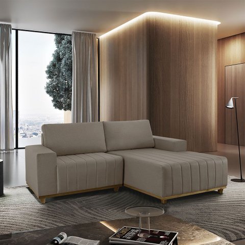 Sofá Boreal de 185cm B25 Chaise Lado Direito Meu Sofá Online