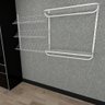 Kit para Closet com 5 Peças Regulável 200x100cm Cor Branco Modelo Clst1B145 - 2