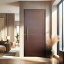 Ver imagem 2 de Porta Lambril c/Puxador e. Super Marrom Corten Dourado 80 Brimak