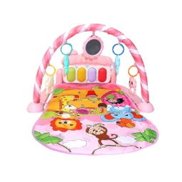 Tapete Infantil De Atividades Com Piano Floresta Rosa COLOR BABY - 2