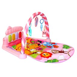 Tapete Infantil De Atividades Com Piano Floresta Rosa COLOR BABY - 1