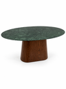 Ver imagem 5 de Mesa de Jantar Oval Verde Guatemala 140x90cm Cone - Pau Ferro