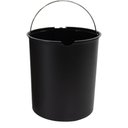 Ver imagem 2 de Kit Banheiro 5 Peças Lixeira Dispenser Sabonete Porta Escova Dente Escova Sanitária Bandeja Cor