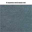 Ver imagem 2 de Poltrona com braço Évora Linho Azul Madeira Cedro Corda Náutica Redonda Poliéster Rami