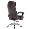 Cadeira de Escritório Presidente 7 Pontos com Apoio Aos Pés Coffee - 2