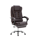Ver imagem 1 de Cadeira de Escritório Presidente 7 Pontos com Apoio Aos Pés Coffee