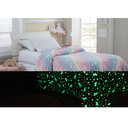 Ver imagem 3 de Cobertor Manta Infantil Brilha no Escuro Fleece Fluorescente Magica Unicórnio