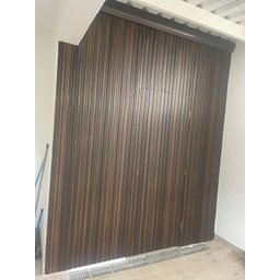 Painel Ripado Versátil: 03 unid. 270X110cm larg. Talatto Painéis Imbuia - 5