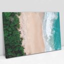 Ver imagem 1 de Quadro Decorativo em Canvas Beira Mar TaColado Moldura Madeira 60 x 40cm