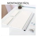 Ver imagem 6 de Cabideiro de Parede Arara Porta Roupas Quarto Closet Branco - Straub Web