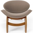 Ver imagem 5 de Kit 4 Poltronas Decorativa Orgânica Sala Living Kadosh L02 Bouclê Bege