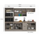 Ver imagem 3 de Cozinha Completa Modulada Olivia 11 Portas 2 Gavetas