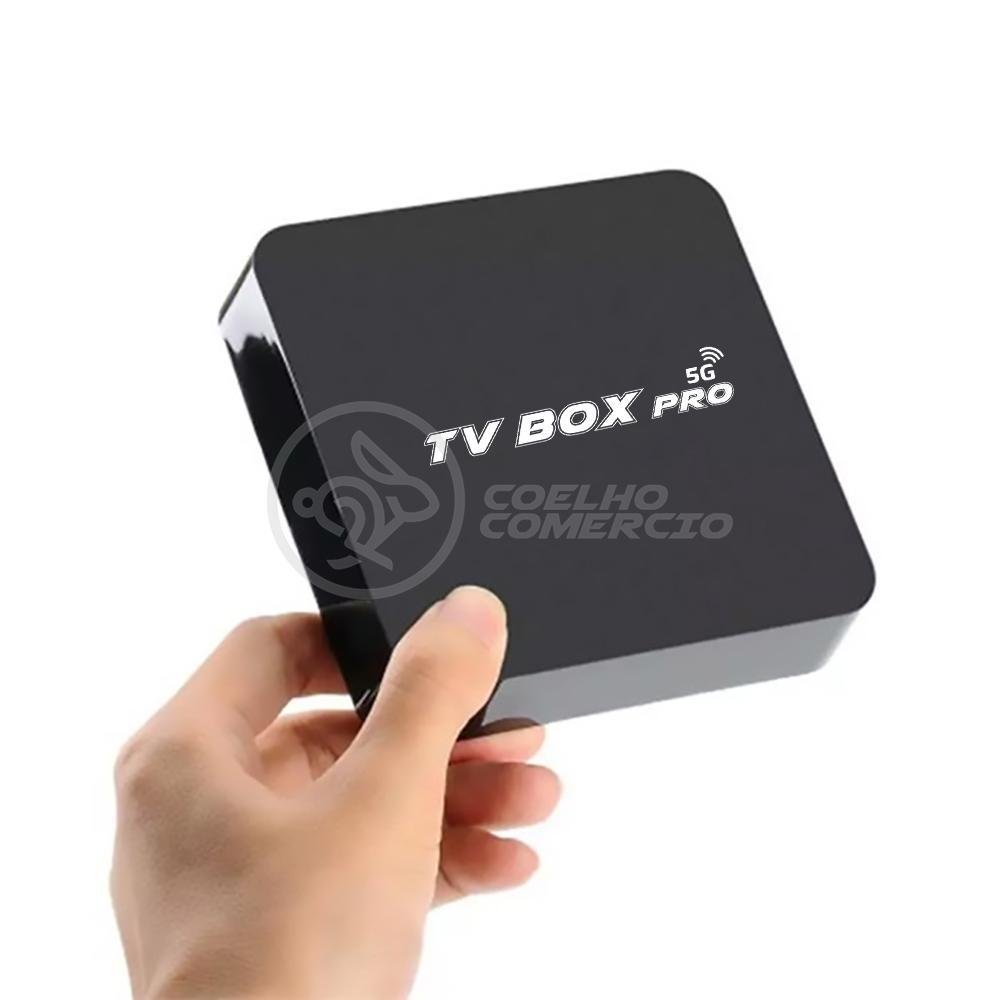 Tv Box Pro Aparelho Android 8Gb Ram + 128Gb Rom Full Hd 4K Wifi 5G Transforme Sua Tv Em Smart - 6