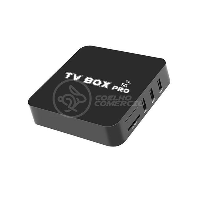 Tv Box Pro Aparelho Android 8Gb Ram + 128Gb Rom Full Hd 4K Wifi 5G Transforme Sua Tv Em Smart - 9
