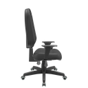 Ver imagem 1 de Cadeira Presidente Escritório Com NR17 Operativa Backsystem com Costura Braço Regulável Preto Plaxme