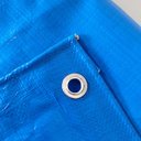 Ver imagem 3 de Lona Impermeável com Ilhós Azul 4x2m 330 Micras