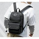 Ver imagem 7 de Mochila Pequena Arctic Hunter Feminina Masculina Com Bolso Antifurto Preta B00103