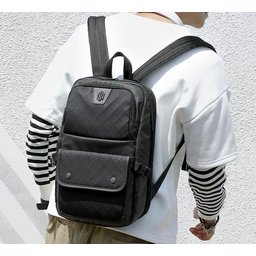 Mochila Pequena Arctic Hunter Feminina Masculina Com Bolso Antifurto Preta B00103 - 7